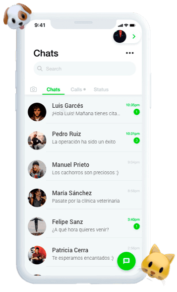 Mensajería instantánea de WinVet